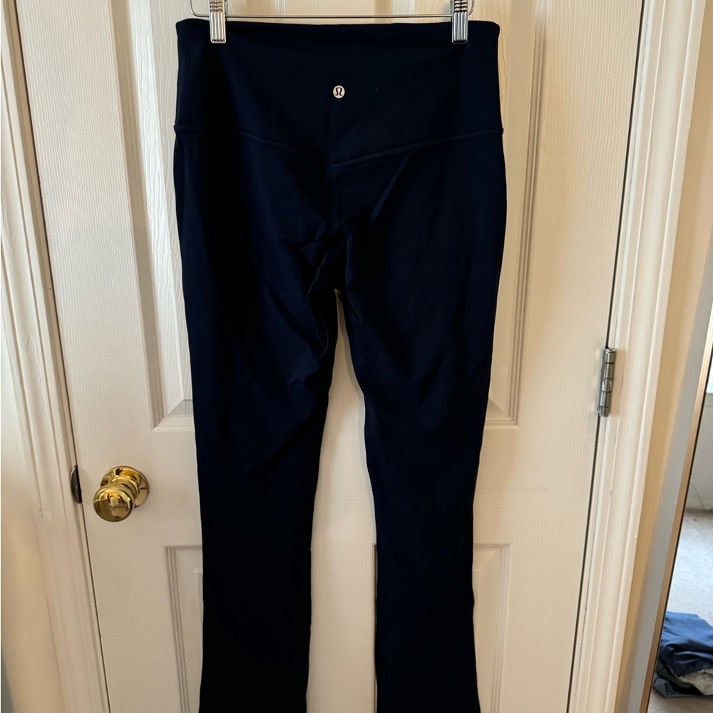 Lululemon Navy Mini Groove Flare Pants